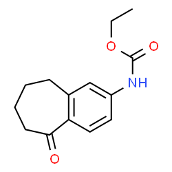 ethyl (5-oxo-6,7,8,9-tetrahydro-5H-benzo[7]annulen-2-yl)carbamate结构式