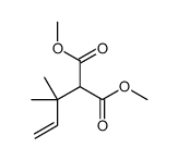 dimethyl 2-(2-methylbut-3-en-2-yl)propanedioate结构式