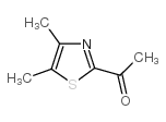 2-乙酰基-4,5-二甲基噻唑结构式
