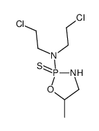 N,N-bis(2-chloroethyl)-5-methyl-2-sulfanylidene-1-oxa-3-aza-2$l^{5}-ph osphacyclopentan-2-amine结构式
