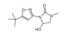3-(5-tert-butyl-1,2-oxazol-3-yl)-4-hydroxy-1-methylimidazolidin-2-one Structure
