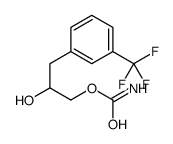 [2-hydroxy-3-[3-(trifluoromethyl)phenyl]propyl] carbamate结构式
