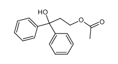 3-acetoxy-1,1-diphenyl-1-propanol Structure