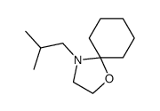 N-isobutyl-2,2-pentamethylene-1,3-oxazolidine Structure