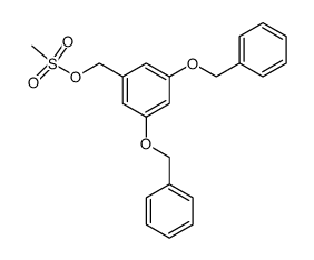 methanesulfonyl 3,5-dibenzyloxybenzyl alcohol Structure