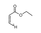cis-β-deuterio ethyl acrylate Structure