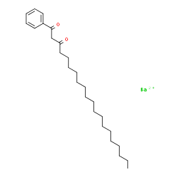 1-phenylicosane-1,3-dione, barium salt结构式