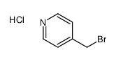 4-(溴甲基)吡啶盐酸盐结构式