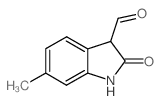 6-Methyl-2-oxoindoline-3-carbaldehyde structure