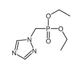 1-(diethoxyphosphorylmethyl)-1,2,4-triazole结构式