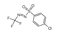 1-((4-chlorophenyl)sulfonyl)-2-(trifluoromethyl)diazene Structure