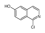 1-氯-6-羟基异喹啉结构式