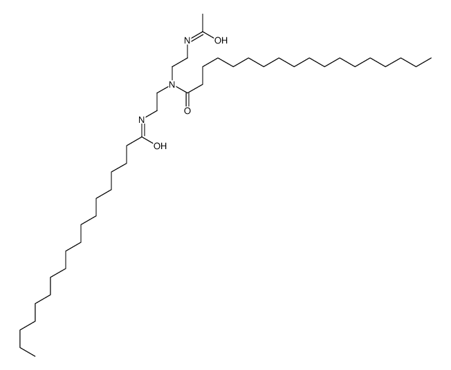 N-[2-(acetylamino)ethyl]-N-[2-(stearoylamino)ethyl]stearamide结构式