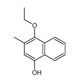 4-Ethoxy-3-methyl-1-naphthol Structure