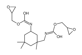 oxiranylmethyl [[1,3,3-trimethyl-5-[[(oxiranylmethoxy)carbonyl]amino]cyclohexyl]methyl]carbamate结构式