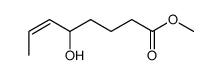 methyl (Z)-5-hydroxyoct-6-enoate Structure