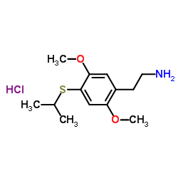 2,5-Dimethoxy-4-(isopropylthio)phenethylamine Hydrochloride Structure