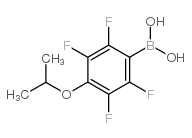 4-异丙氧基-2,3,5,6-四氟苯基硼酸结构式