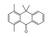 1,4,10,10-tetramethylanthracen-9-one结构式