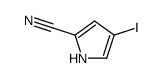 4-iodo-1H-pyrrole-2-carbonitrile Structure