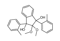 2,2-dimethoxy-1,3-bis(2-methylphenyl)indene-1,3-diol Structure