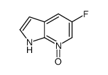 5-氟-1H-吡咯并[2,3-B]吡啶 7-氧化物结构式