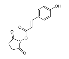4-hydroxycinnamic acid N-hydroxysuccinimide ester Structure