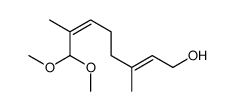8,8-dimethoxy-3,7-dimethylocta-2,6-dien-1-ol Structure