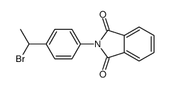 2-[4-(1-bromoethyl)phenyl]isoindole-1,3-dione结构式