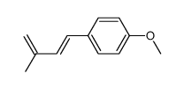 (E)-1-methoxy-4-(3-methylbuta-1,3-dien-1-yl)benzene Structure