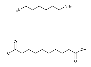 癸二酸与1,6-己二胺的聚合物结构式