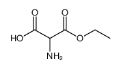 Propanedioic acid, 2-amino-, 1-ethyl ester结构式