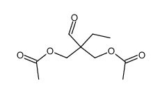 α,α-Bis-acetoxymethyl-butyraldehyd Structure