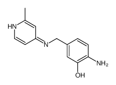 2-amino-5-[[(2-methylpyridin-4-yl)amino]methyl]phenol Structure