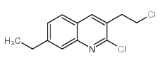 2-Chloro-3-(2-chloroethyl)-7-ethylquinoline Structure