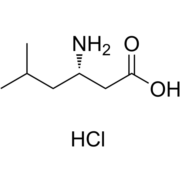 L-beta-Homoleucine hydrochloride Structure