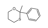 2-methyl-2-phenyl-[1,3]oxathiane结构式