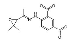 3,4-epoxy-4-methyl-pentan-2-one-(2,4-dinitro-phenylhydrazone)结构式