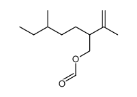 3-Formyloxymethyl-2,6-dimethyl-oct-1-en Structure