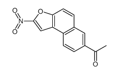 ETHANONE, 1-(2-NITRONAPHTHO(2,1-b)FURAN-7-YL)- Structure