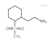 2-[1-(methylsulfonyl)-2-piperidinyl]ethanamine(SALTDATA: HCl) Structure