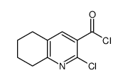2-chloro-5,6,7,8-tetrahydroquinoline-3-carbonyl chloride Structure