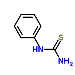 N-苯基硫脲结构式