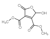 2-羟基-5-氧代-2,5-二氢呋喃-3,4-二羧酸二甲酯结构式