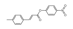 4-nitrophenyl 4-methylcinnamate结构式