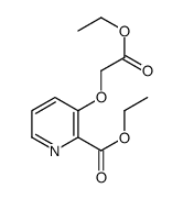 ETHYL 3-(2-ETHOXY-2-OXOETHOXY)PICOLINATE structure