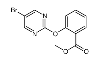 2-(5-溴嘧啶-2-丙氧基)苯甲酸甲酯结构式