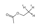 acetic acid 2,2,2-trideuterio-ethyl ester Structure