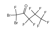 1,1-dibromoperfluoro-2-pentanone Structure