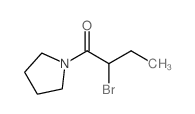 1-(2-bromobutanoyl)pyrrolidine Structure